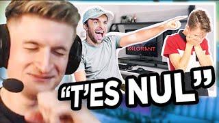 SQUEEZIE EMBROUILLE UN ENFANT SUR VALORANT