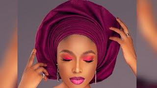 How to tie gele | Nigerian Wedding guest gele tutorial