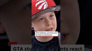 'It's really hot': Students in GTA schools react to heat wave