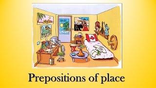 Предлоги места в английском языке  - Prepositions of place