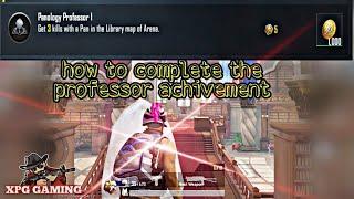 Professor achivement || full explanation || in XPGgamingYT