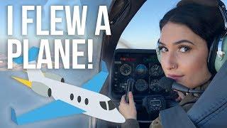I FLEW A PLANE! (Craziest Experience) | Alanah Cole