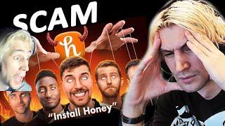 xQc Reacts to MegaLag with Chat | Why Honey Is The Biggest Youtube Scam Ever!