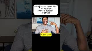 5 Step Vocal Technique  To Sing High  With No Tension  or Strain!