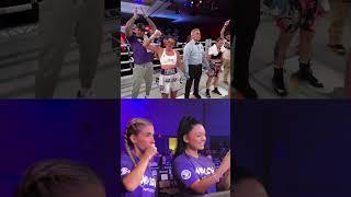 DJ & Jayla Walton Ringside Reactions to Nat "No Love" Dove | Shorts