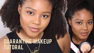 WOC MAKEUP ROUTINE | NATURAL MAKEUP |QUARANTINE EDITION