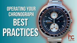 Operating Your Chronograph: Best Practices