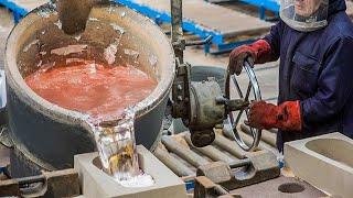 Amazing Aluminum Recycling Process Method. Fantastic Melting Aluminum Scrap Recycle Plant Technology