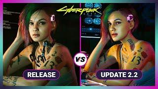 Cyberpunk 2077 Release vs Now (Update 2.2) - Ultimate Side By Side Comparison