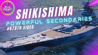 SHIKISHIMA Battleship / WoWs / World of Warships #wows #worldofwarships #gaming