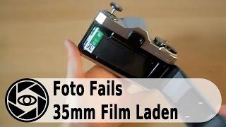 Kleinbild Film Fails - So lädt man eine Kamera NICHT