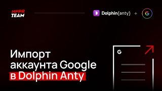 Импорт аккаунта Google в Dolphin Anty. Импорт Куки Cookie в антидетект браузер Дельфин Анти