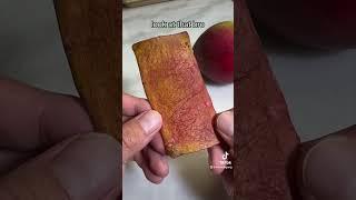 Mango peel hack, super easy  #mango #wrap #blunt #smoke