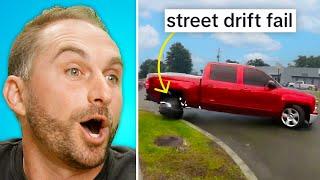 Pro Drifter Reacts to Amateur Drifting Fails