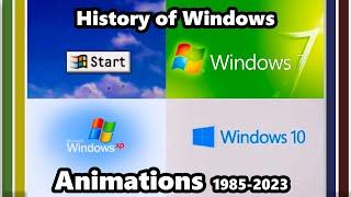 ALL MICROSOFT WINDOWS ANIMATIONS (1985-2023)