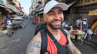 Last morning in Phnom Penh - Breakfast in the Markets 