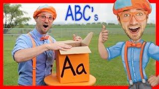 Learn The Alphabet With Blippi | ABC Letter Boxes