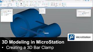 How to model in a 3D MicroStation DGN file