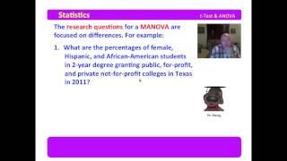 1 MANOVA - An Introduction