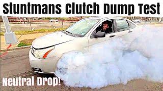 Stuntman's Ford Focus 5 Speed Clutch Torture! Neutral Drop!