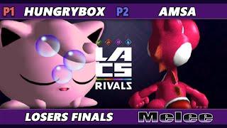 LACS Rivals LOSERS FINALS - Hungrybox (Jigglypuff) Vs. aMSa (Yoshi) Smash Melee - SSBM