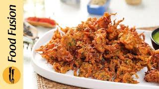 Crispy Onion Pakora Recipe by Food Fusion