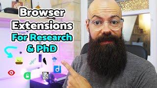 Useful browser extensions for PhD students and researchers | ALL FREE