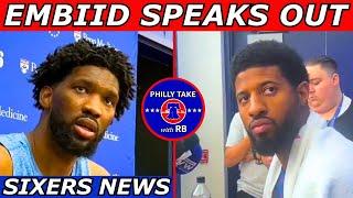 Joel Embiid SOUNDS OFF On Sixers Reporters! | Paul George REVEALS Return Date!