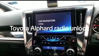 Alpine Ex900 Ex700 X007 vie-x007 Radio unlock code /password online here | whatsapp +614303-86787