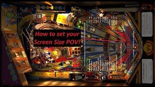 New VPX 10.8 POV Screen Display Settings