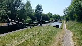 Stockton Locks on the Grand Union Canal, Warwickshire