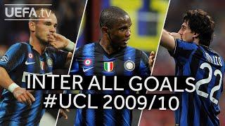  SNEIJDER, ETO'O, MILITO | All 2009/10 INTER #UCL Goals!