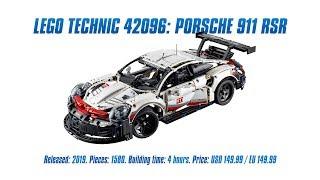 LEGO Technic 42096: Porsche 911 RSR In-depth Review, Speed Build & Parts List [4K]