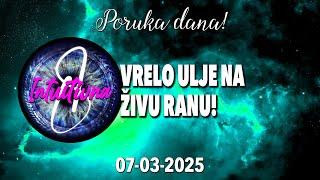 VRELO ULJE NA ŽIVU RANU!07.03.2025. Tarot citanje   @Intuitivna8