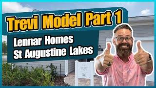 Trevi Model Part 1 by Lennar Homes | St Augustine Lakes | St Johns County New Construction Homes