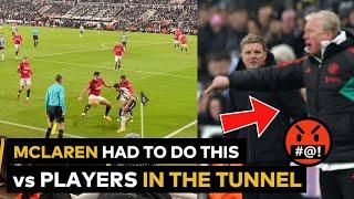 Fans angry reaction after Steve McLaren had to do this vs Man United players