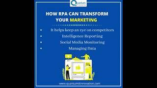 How RPA can Transform Marketing ?