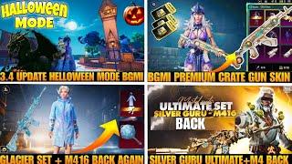 3.4 Update Helloween Mode | Bgmi Next Premium Crate Gun | Glacier Set Back | Silver Guru 3.4 Update