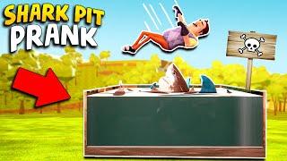 Throwing The Neighbor INTO A SHARK PIT!!! | Hello Neighbor Gameplay (Mods)