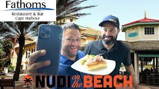 Amazing Restaurants in Cape Coral -  Dining Nudi at Fathoms  WOW!