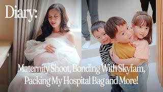 Diary: Maternity Shoot, Bonding With Skyfam, Packing My Hospital Bag and More! | Camille Co