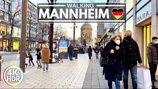 Mannheim  The Manhattan of Germany in 2022 - 4K-HDR 60FPS - Walking Tour (▶36 min)