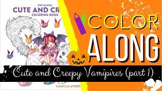 October Color Along - Cute and Creepy By Camilla d’Errico