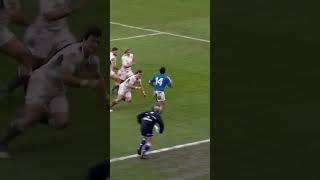 Putting his body on the line! Jonny Wilkinson making an iconic tackle against Italy! 