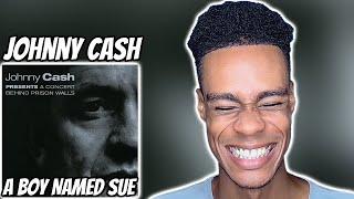 Johnny Cash - A Boy Named Sue | FIRST TIME REACTION