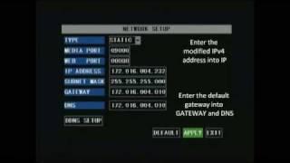 DVR Network Configuration CCTV Camera setup