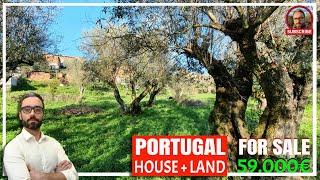 HOUSE WITH LAND FOR SALE IN THE PARISH OF STO ANDRÉ DAS TOJEIRAS, PORTUGAL - 59.000€ - MORADIA VENDA