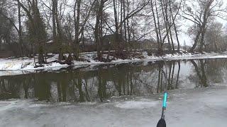 Pike Active Biting on Spinning. Spinning in March