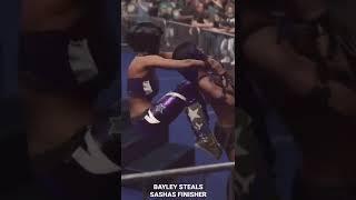 Bayley Steals Sasha Banks’ Finisher