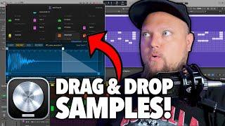 LEVEL UP your beats with easy DRAG & DROP samples in Drum Machine Designer! // Logic Pro 11